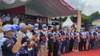 Bupati Jayapura Sambut Peserta CdM II PON XX