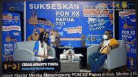 Gebyar PON Klaster Mimika Capai 90 Persen