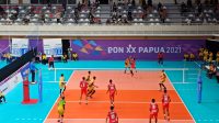Tim voli indoor putra Papua kalah telak 0-3 dari Papua Barat