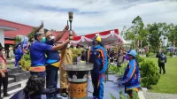 Tiba di Biak, Obor Api PON Diterima Bupati HAN