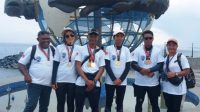 POSSI Kota Jayapura Juara 3 Kejurnas Selam Manado