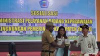 Pemkab Yalimo Gandeng BKN Jayapura Gelar Sosialisasi Administrasi Kepegawaian
