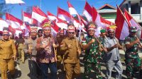 10 Ribu Merah Putih Berkibar di Yapen