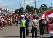 Pawai Pembangunan di Merauke Semarak