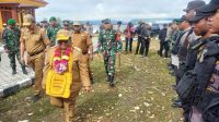Gubernur Papua Tengah Pimpin Apel di Dogiyai