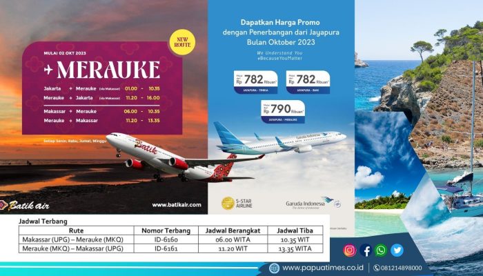 Ayo Terbang Bersama Batik Air dan Garuda Indonesia