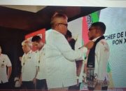 Aceh Siap , KONI Papua,NTT,NTB dan Sumut Terima PIN PON XXI