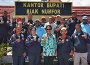 Bupati Sofia Minta Anak-Anak Biak Amankan Emas untuk Papua