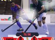 Hoki Indoor Putra Papua Gagal Lanjutkan Kemenangan