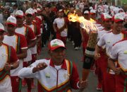 Masyarakat Aceh Tengah Antusias Sambut Kirab Api PON XXI