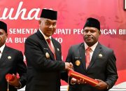 Gubernur Velix  Kukuhkan Yohanes P Lani Jabat Pjs Bupati Pegunungan Bintang