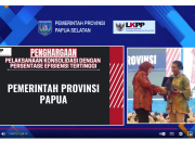 Papua dan Papua Barat Raih Penghargaan