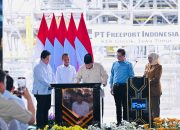 Presiden Prabowo Resmikan PMR PTFI