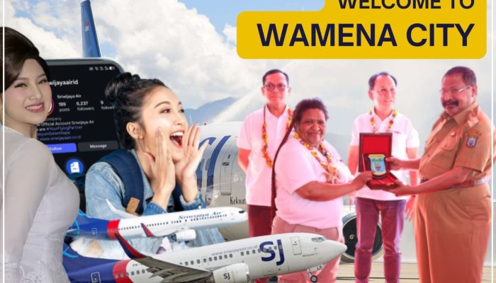 Sriwijaya Sukses Inaugural Flight ke Wamena, Agen Perjalanan Nasional Mulai Bandrol Tiket Murah