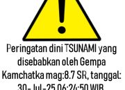 BMKG Akhiri Peringatan Tsunami di Indonesia Timur