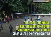 Tiga PKB GKI Gelar Jalan Sehat dan Bola Voli