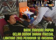 Bank Mandiri Papua Gelar Donor Darah Massal