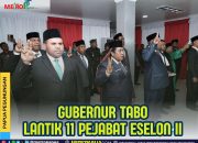Gubernur Tabo Buktikan Afirmasi Otsus, 99 Persen Pejabat OAP Dilantik Tadi Pagi