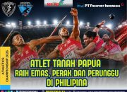 Atlet Binaan Freeport Indonesia Rebut Emas, Harumkan Nama Papua dan Indonesia