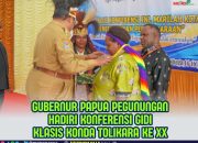 Gubernur John Tabo Hadiri Konferensi GIDI Klasis Konda Ke-XX, Serukan Jemaat Wujudkan Nilai Kasih dan Persatuan