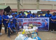 Demokrat Papua Salurkan Bantuan untuk Korban Kebakaran