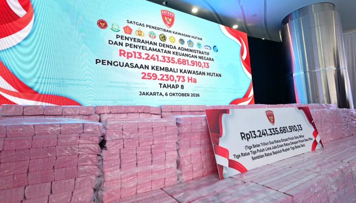Satgas PKH Selamatkan Hutan Senilai Hampir Rp400 Triliun