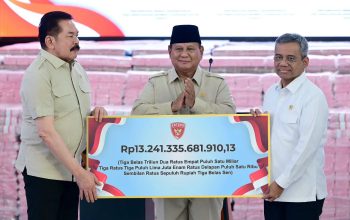 Presiden Saksikan Penyelamatan Kekayaan Negara Rp13,24 Triliun