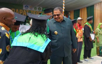 Gubernur John Tabo  Tegaskan Pemprov Papua Pegunungan Alokasikan Anggaran untuk Perguruan Tinggi dan Biaya Studi Akhir